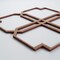 Ekena Millwork Medium Englewood Decorative Fretwork Wood Wall Panels, Walnut, 15 3/8"W x 15 3/8"H x 3/8"T WALW16X16X0375EWDWA - alternate 3